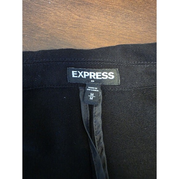 Express Black Long Sleeve No Button Blazer Jacket Women's Medium - Picture 3 of 6